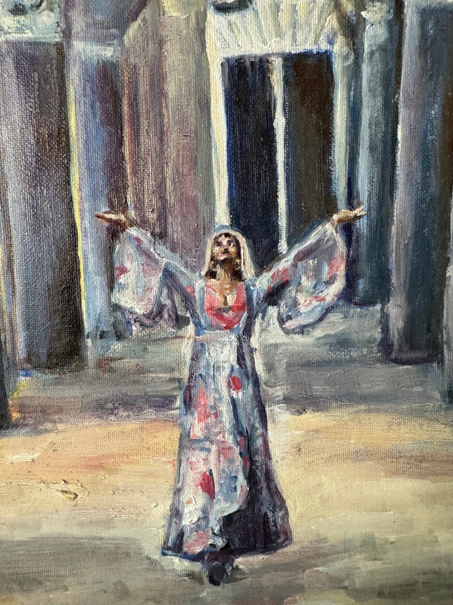 Praying in the Mosque of Córdoba