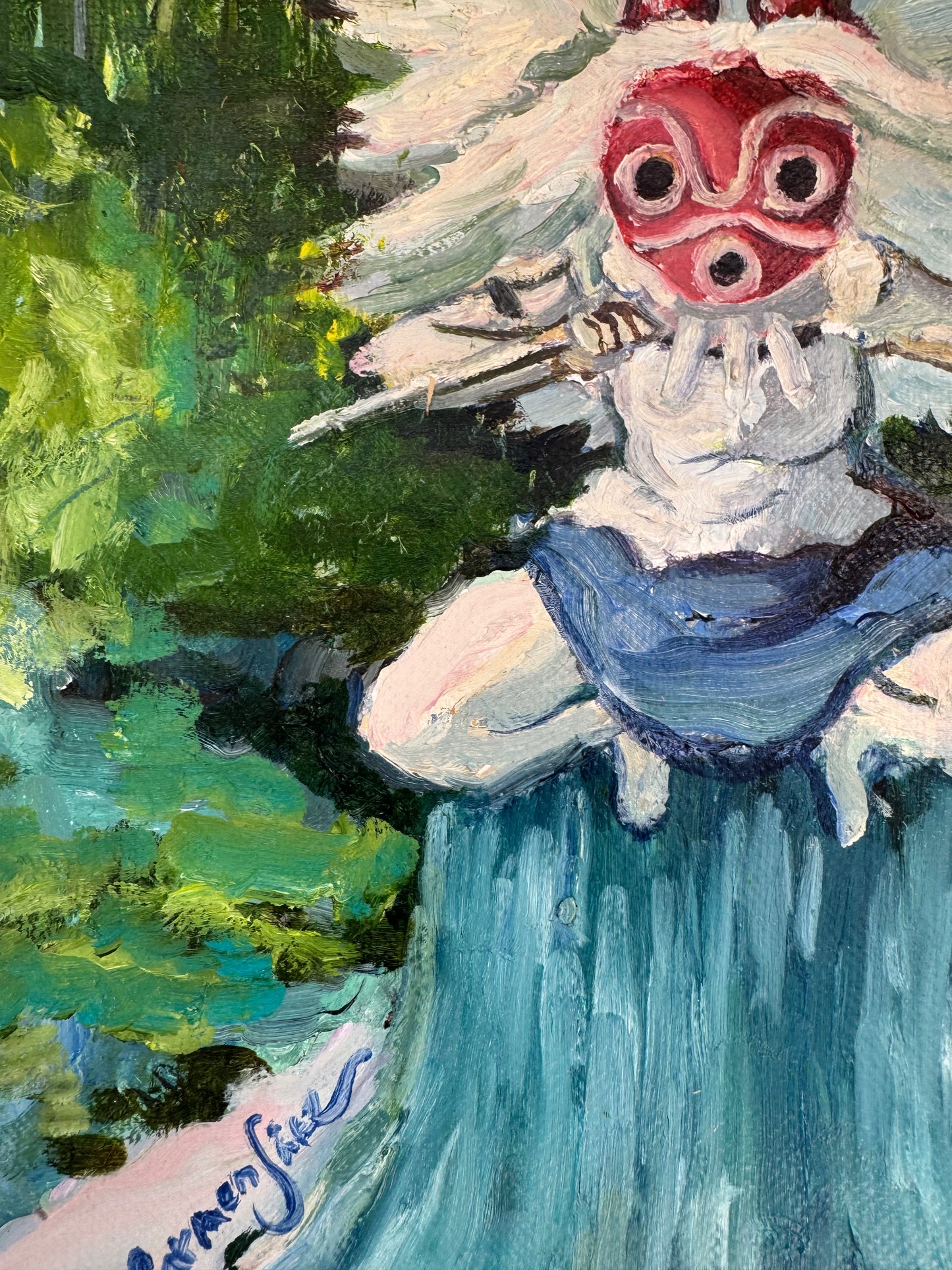 The Daughter of the Sacred Forest – (Inspired by Princess Mononoke)