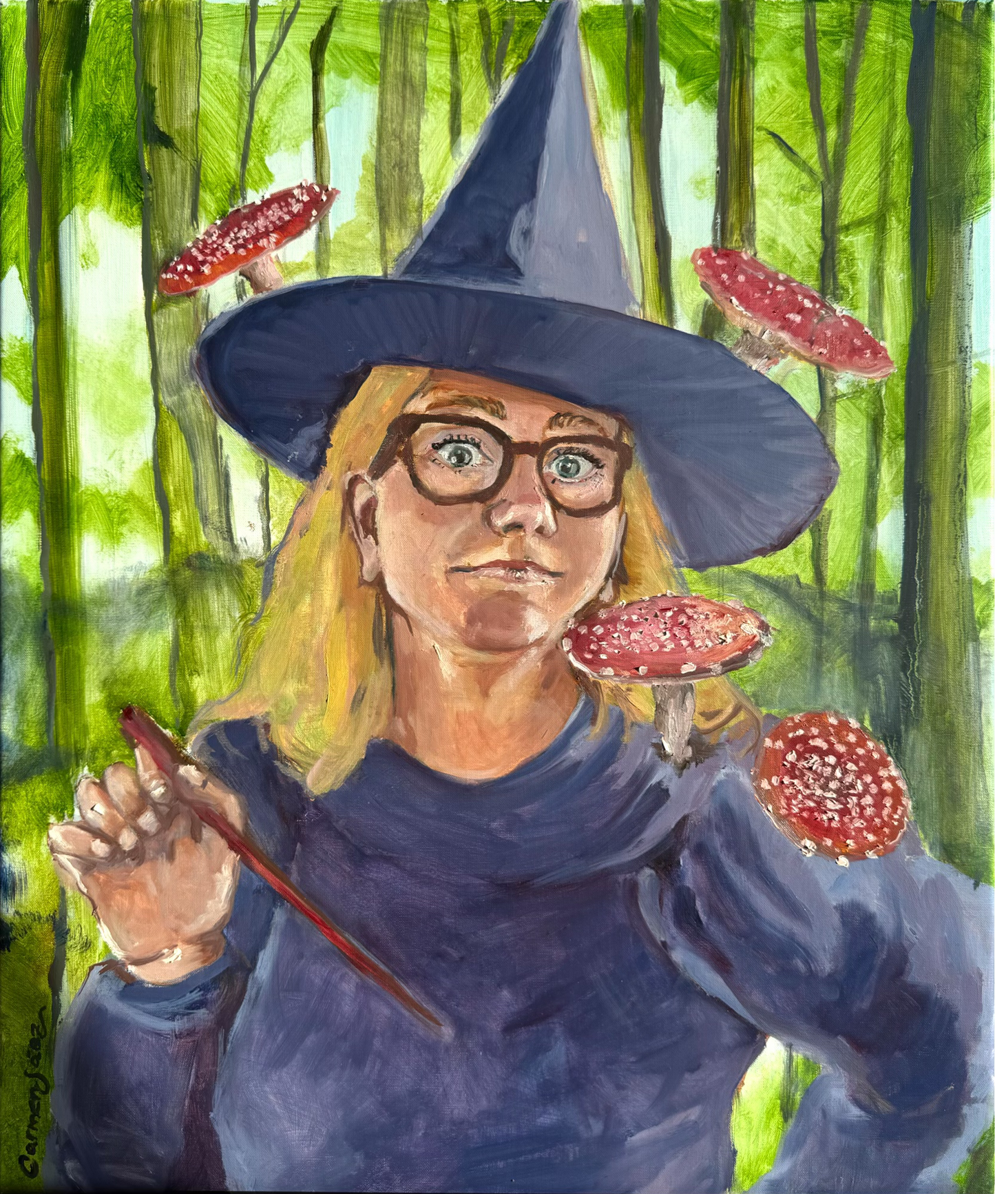 🦋 Legends and Creatures in our Forests – Part I (Oil & Acrylic)