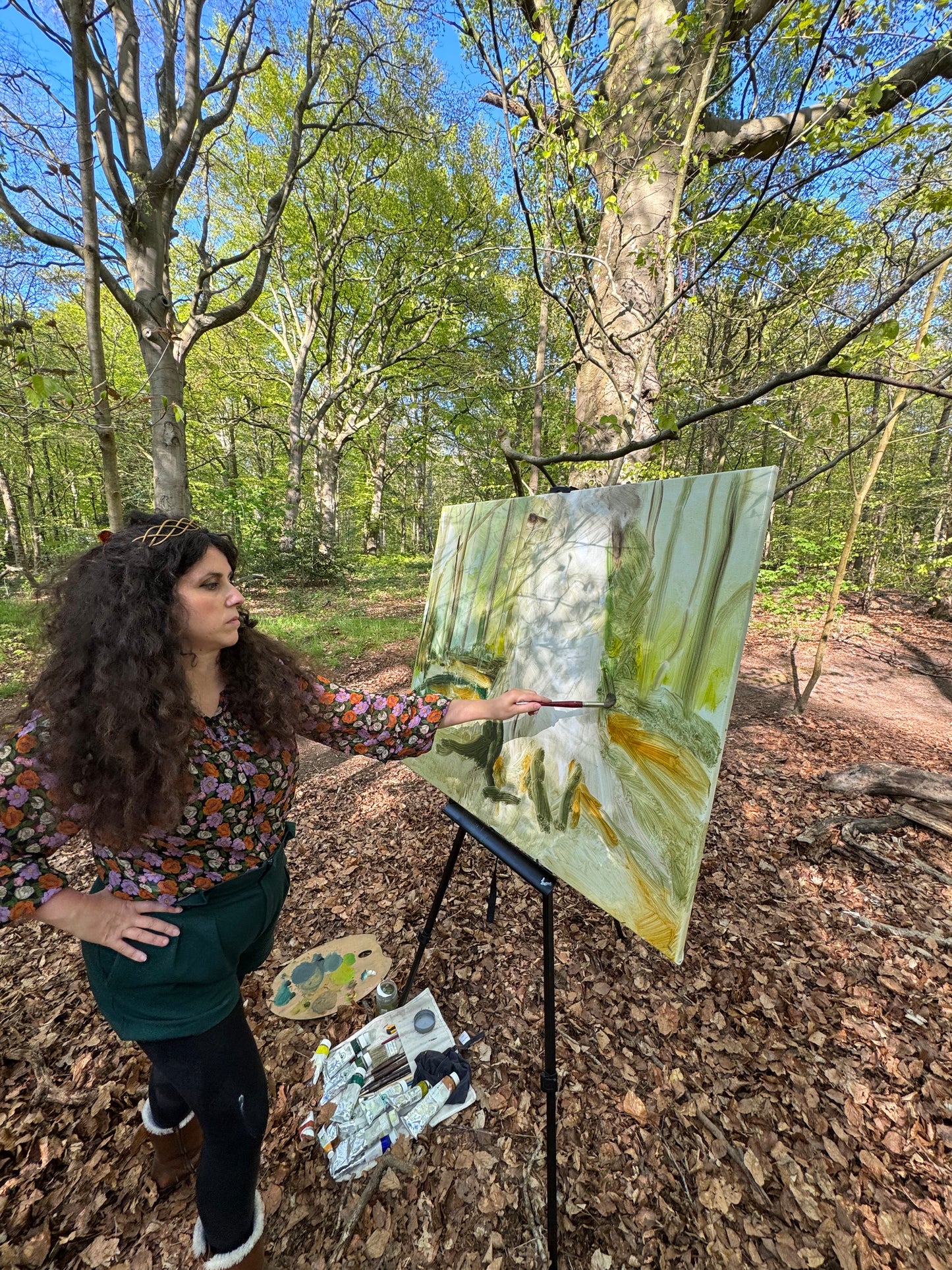 🖼️ Painting Outdoors – The Secret Life of the Forest ( Plein Air watercolor Workshop)
