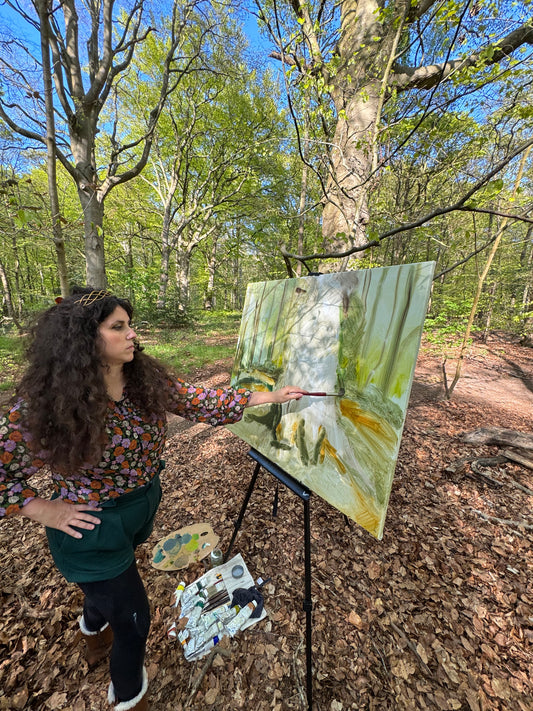 🖼️ Painting Outdoors – The Secret Life of the Forest ( Plein Air watercolor Workshop)